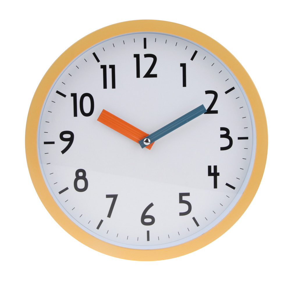 LADECOR CHRONO Часы настенные круглые, пластик, d25 см, тикающий ход, 1xАА, арт08-25 - #1