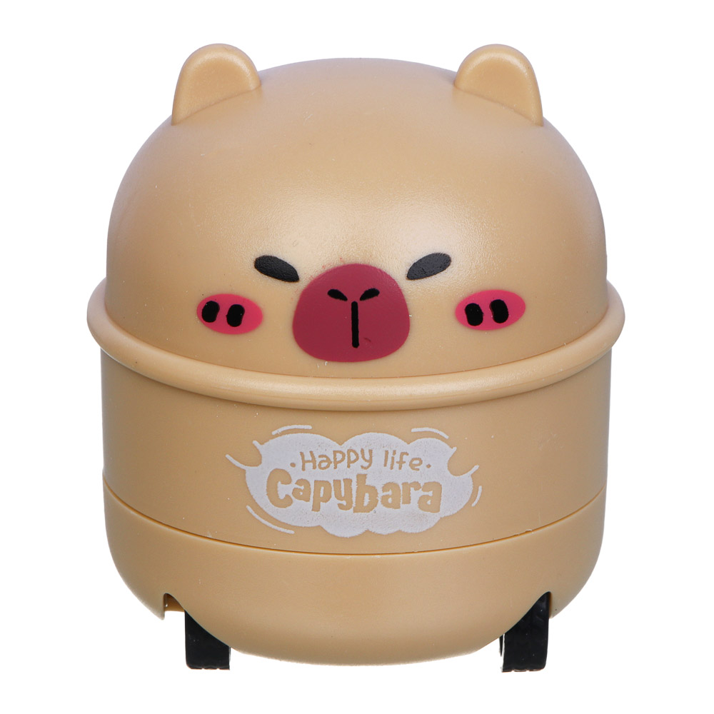 Точилка с контейнером "Капибара", на механических колесиках, 2 дизайна, шоу-бокс - #2