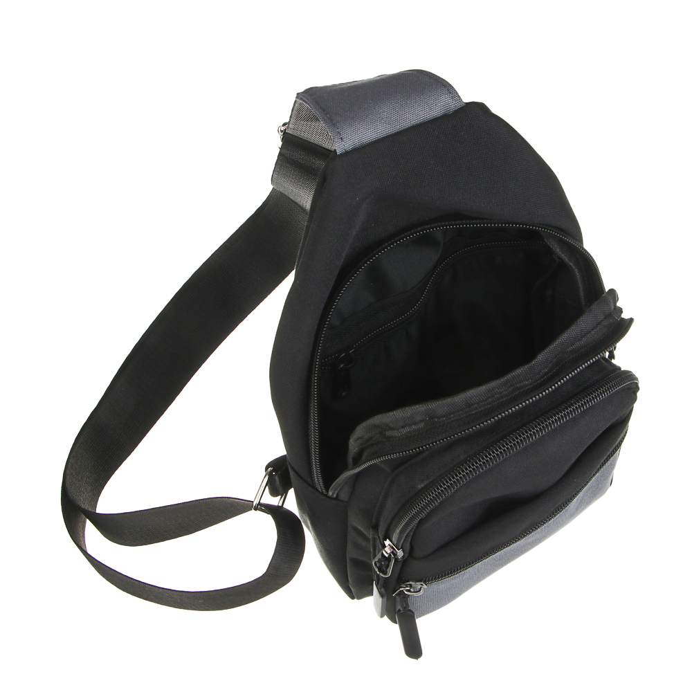 Сумка слинг тм ЮL Колорблок, полиэстер, 30х17см, 3 цвета - #5