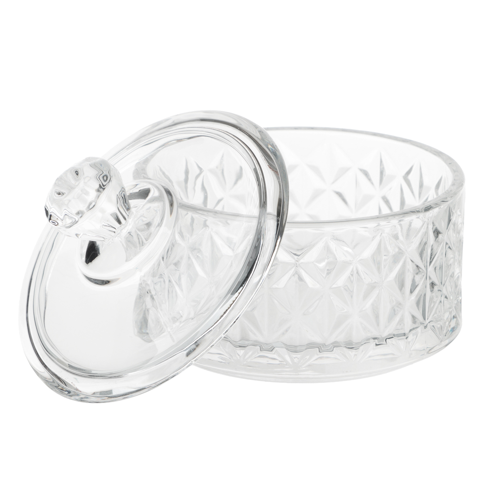 Набор из 3х конфетниц с крышкой тм MILLIMI, 10,5*20,5см, 320мл, стекло - #7