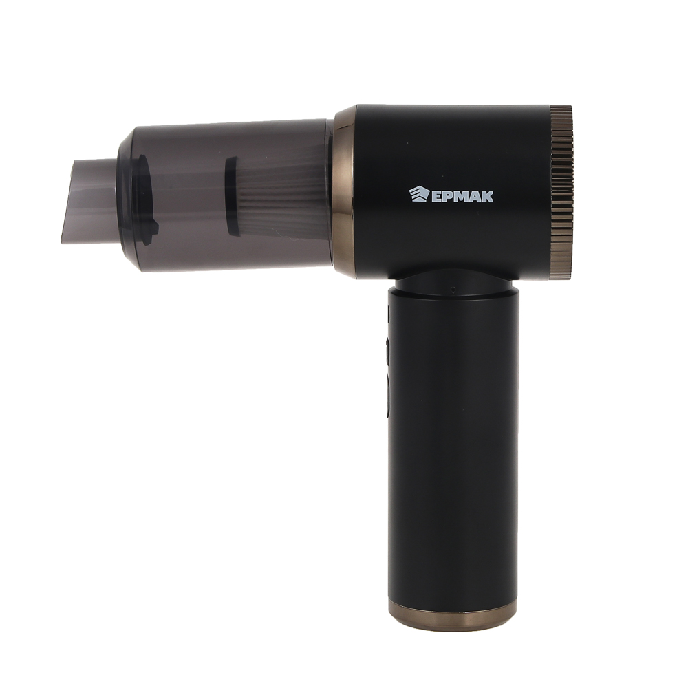 ЕРМАК Пылесос автомобильный, 8 насадок, 2 режима работы, 6000Па, зарядка от USB - #3