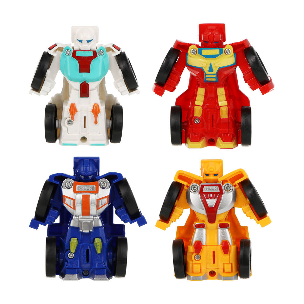 ИГРОЛЕНД Робот маленький, трансформируется в машину, ABS, 20х4,5х13, 4 диз. - #2