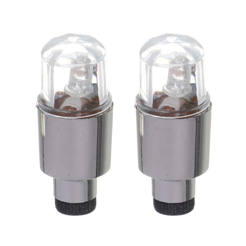 РОКОТ Набор 2шт колпачков на ниппель светящихся при движении, синий, арт.1 - #1