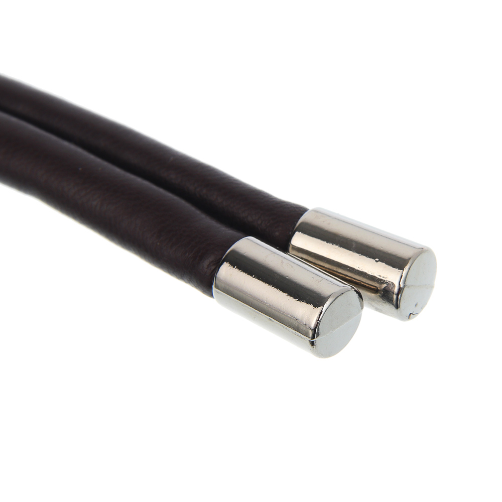 ЮL Ремень шнур, ПУ, металл, ширина 0,8см, длина 260см, 2 цвета, РЖ25-03 - #4