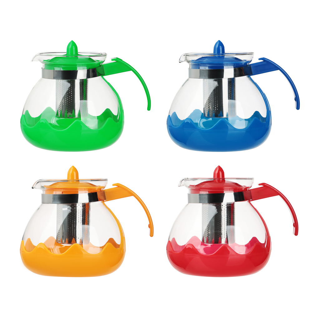 VETTA Классик Чайник заварочный 1,5л, стекло, нерж.сталь - #1