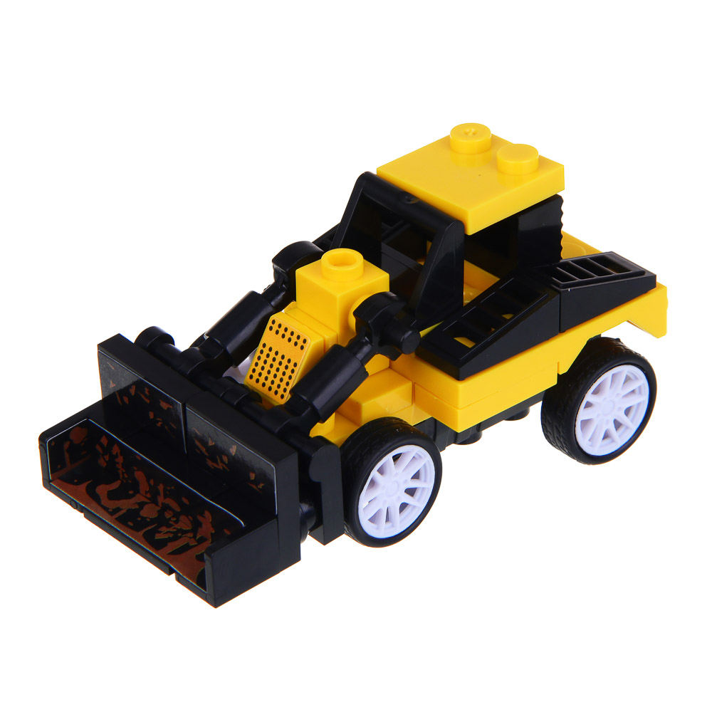 ИГРОЛЕНД Конструктор Городские машины, 45-48 дет., 19x12x2 см, 8 дизайнов - #5