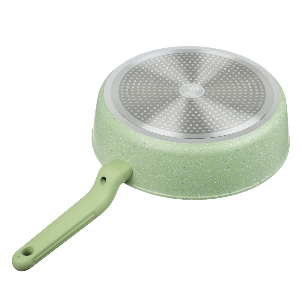 SATOSHI Эмери Набор 4 пр., сотейник 28см, кастрюля+крышка 20см, а/п покр, индукц, бамб. лоп., 3 цв. - #9