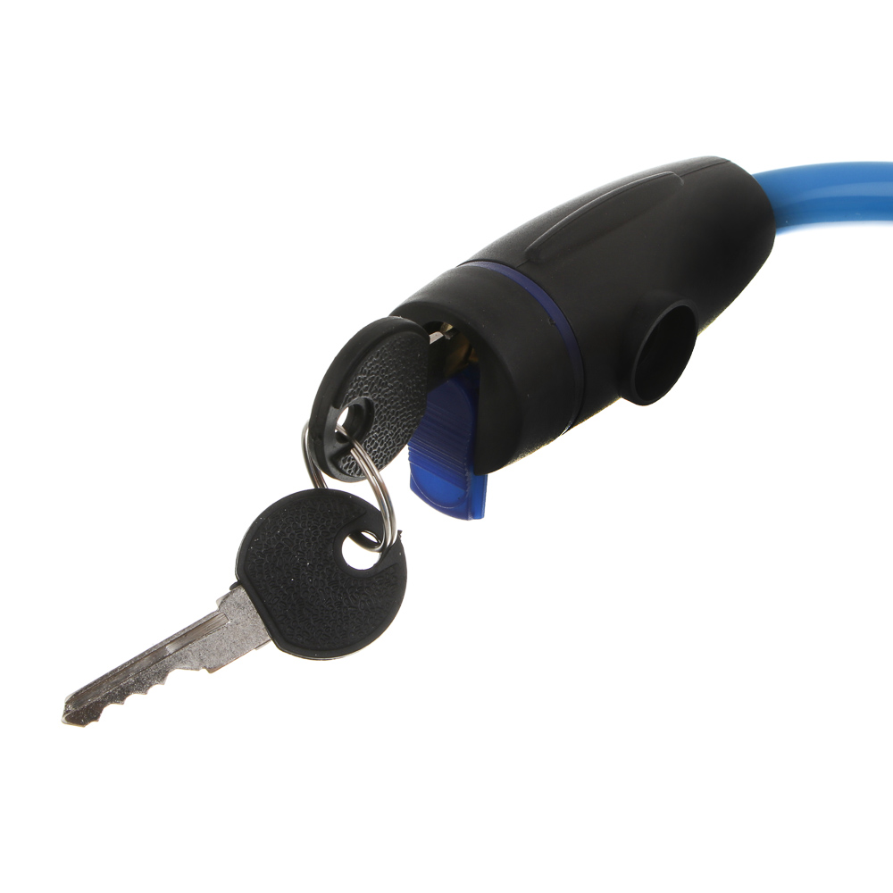 Замок велосипедный тм BY SPORT, противоугонный, тросовый, 1200х12мм, металл, пластик, 3 цвета - #5