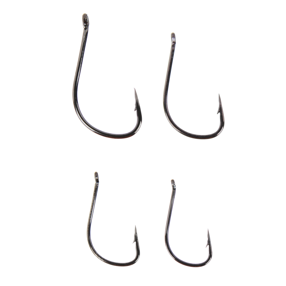 Набор крючков тм AZOR FISHING,10шт,карась,карп, №4,6,8,10,12,высокоуглеродистая сталь,черный никель - #3