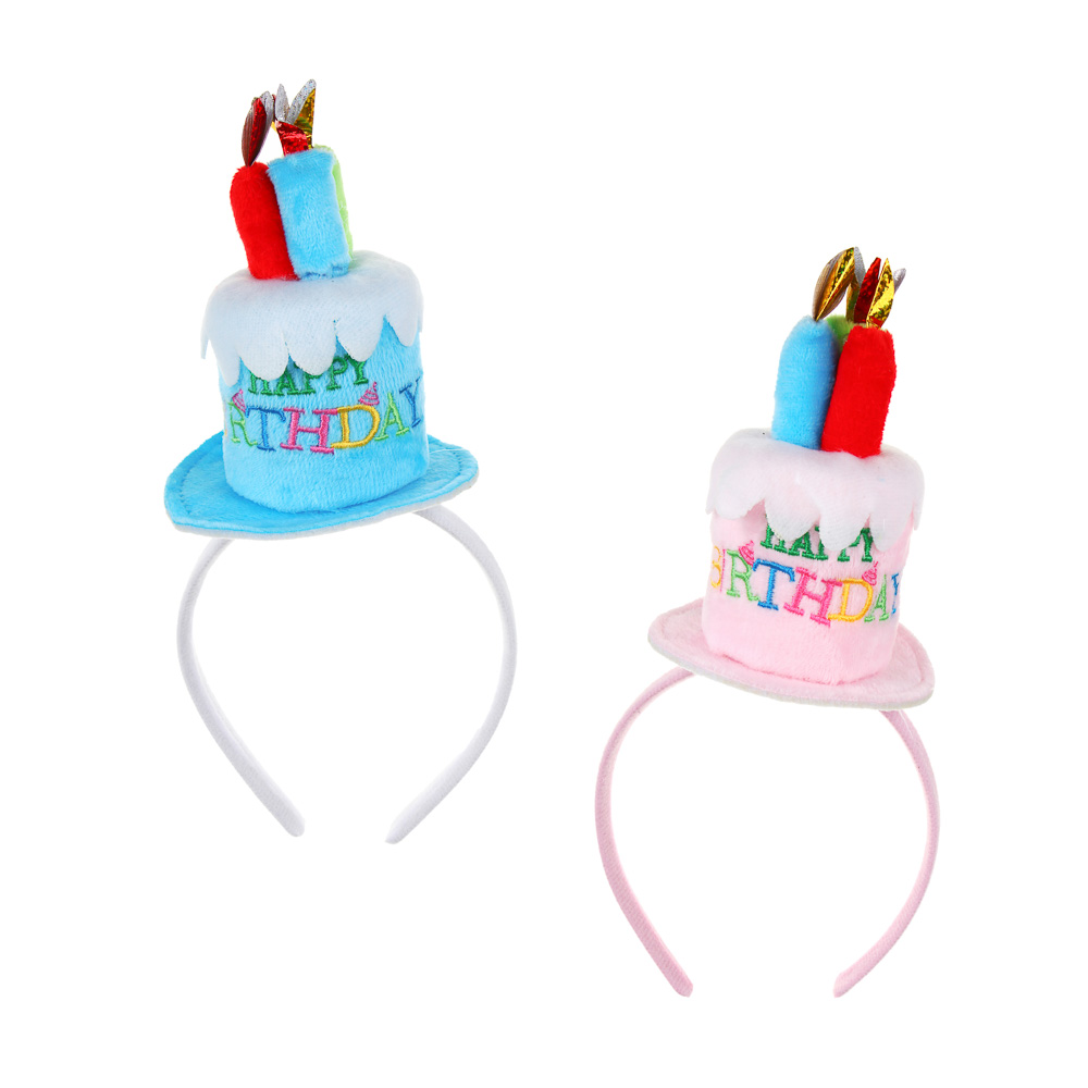 Капитан Весельчак Ободок праздничный в виде шляпы, полиэстер, пластик, 27x12,5 см, 2 цвета - #1