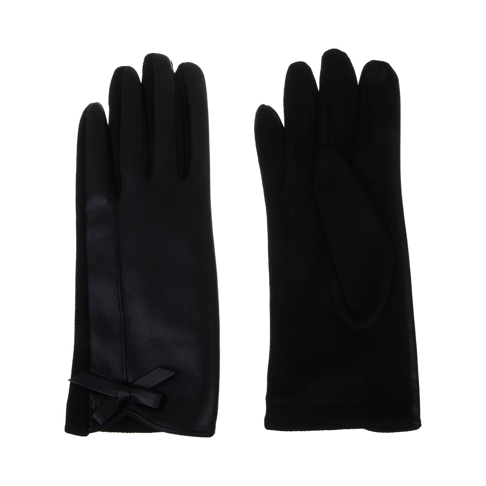 GALANTE Перчатки женские контактные, р.18-20, 100% полиуретан, черные, ОЗ25-10 - #3