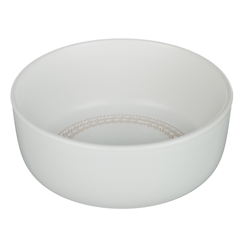 Салатник 15см, тм MILLIMI Треция белый, керамика - #1