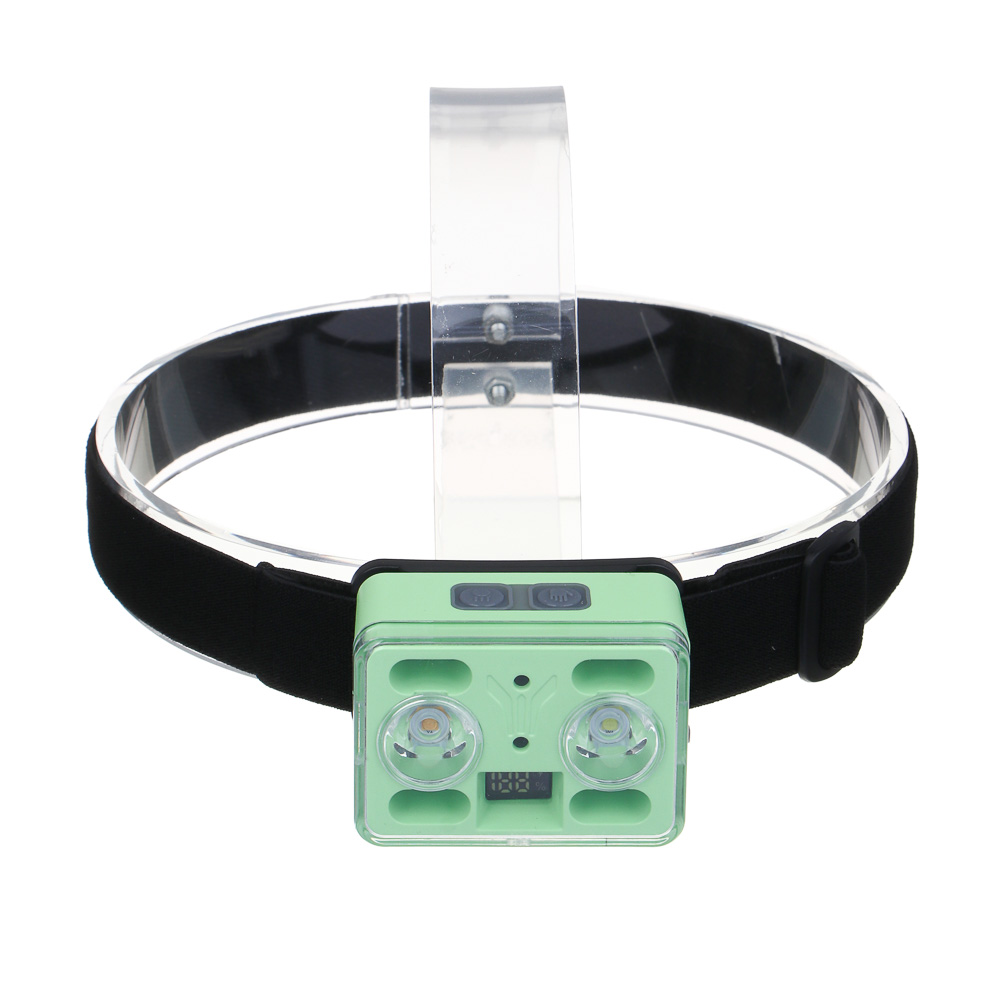 ЕРМАК Фонарь налобный XPG+XPE LED,7 режимов,1200мАч,38х64х41мм,пластик,красный свет,крепление,Type-C - #2