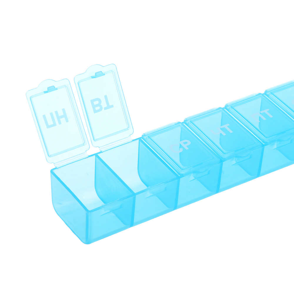 Контейнер для мелочей, 7 отсеков, пластик, 15х3,3см, "Ежедневный", 3 цвета - #6