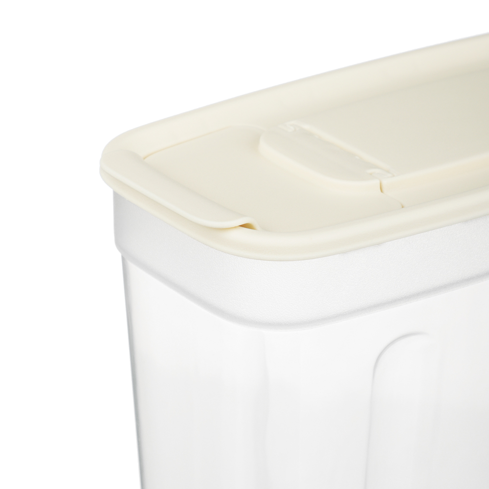 Банка для сыпучих продуктов КУСКУС прямоугольный 1,4л (170x85x155мм), пластик - #2