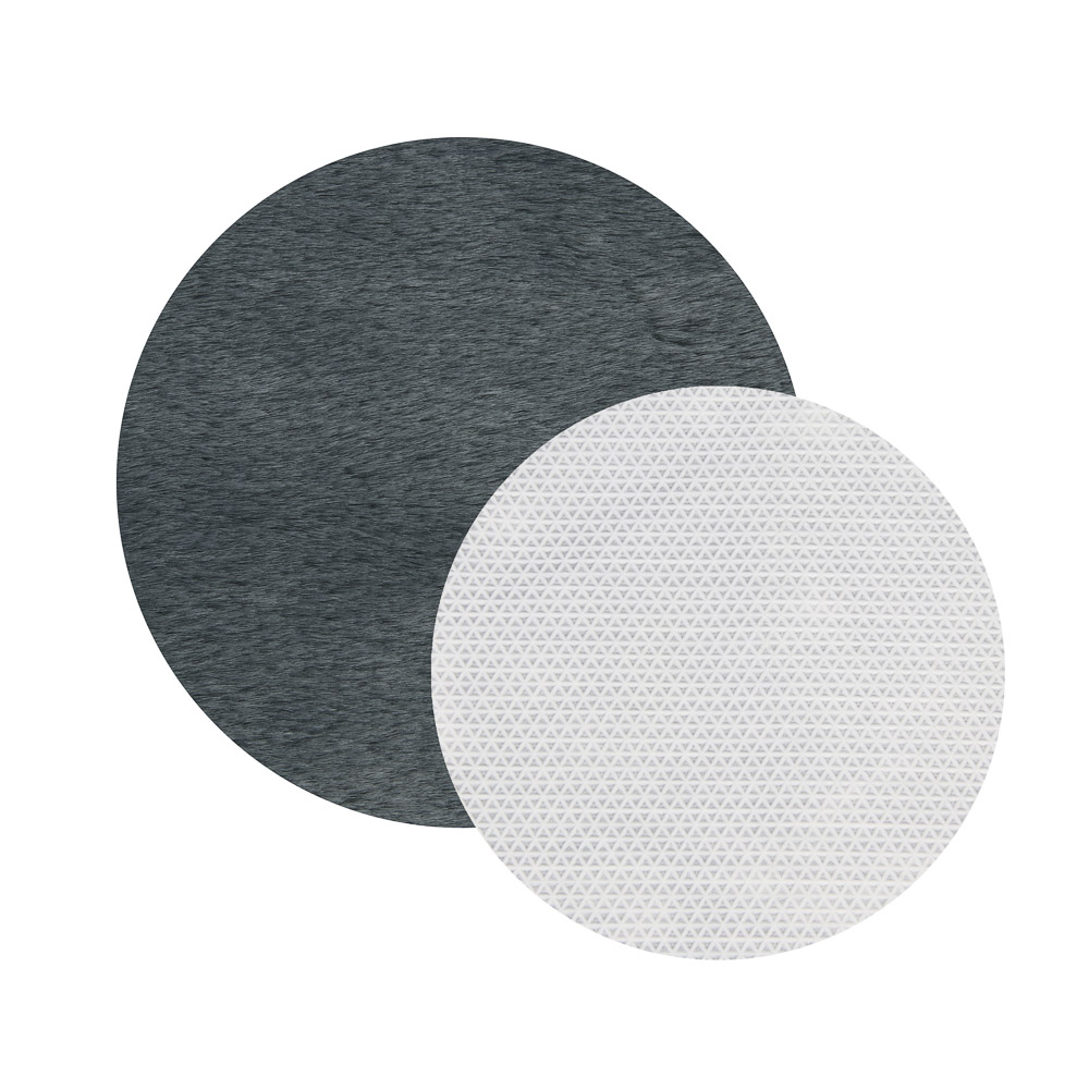 Набор ковриков для ванной комнаты тм VETTA Ленни, искусств.мех, полиэстер, 50x80см+50x50см, 2 цвета - #6