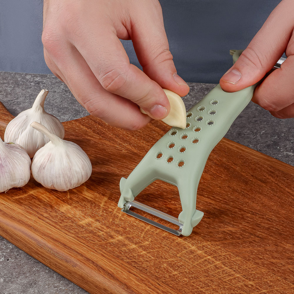 SATOSHI Набор многофункциональных овощечисток 2пр, 5в1, нерж сталь - #10