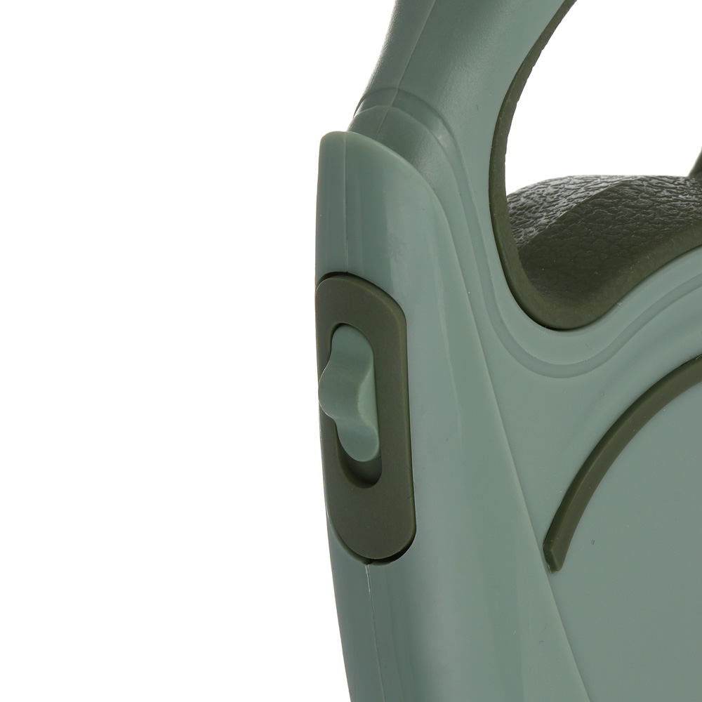 Рулетка для животных тм VETTA, пластик, нейлон, хаки, 3м - #2