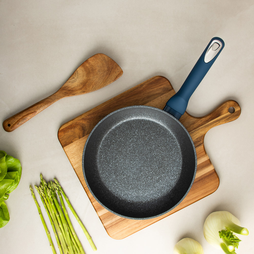 SATOSHI Ривьера Сковорода литая d24см, антипригарное покрытие мрамор, индукция - #13