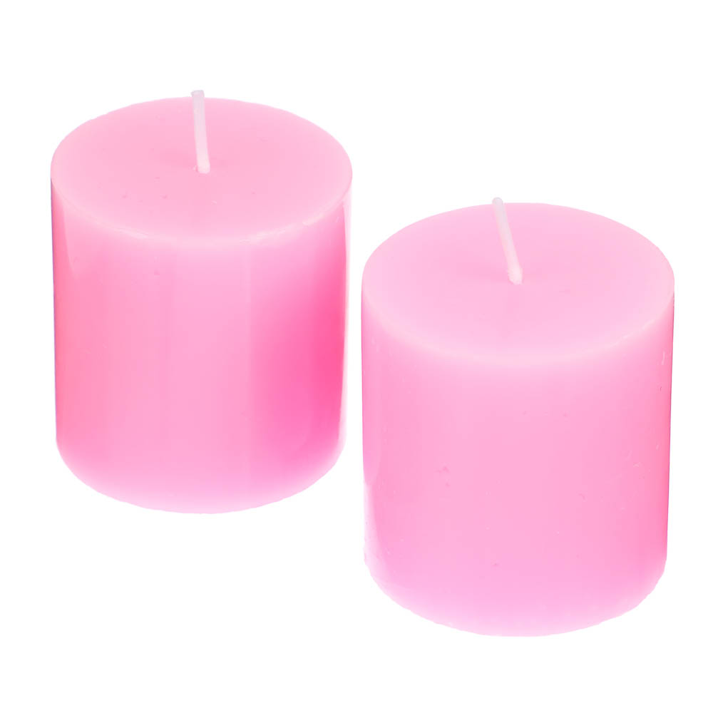 LADECOR Набор свечей, 2 шт, 5x5 см, парафин, 6 цветов - #4