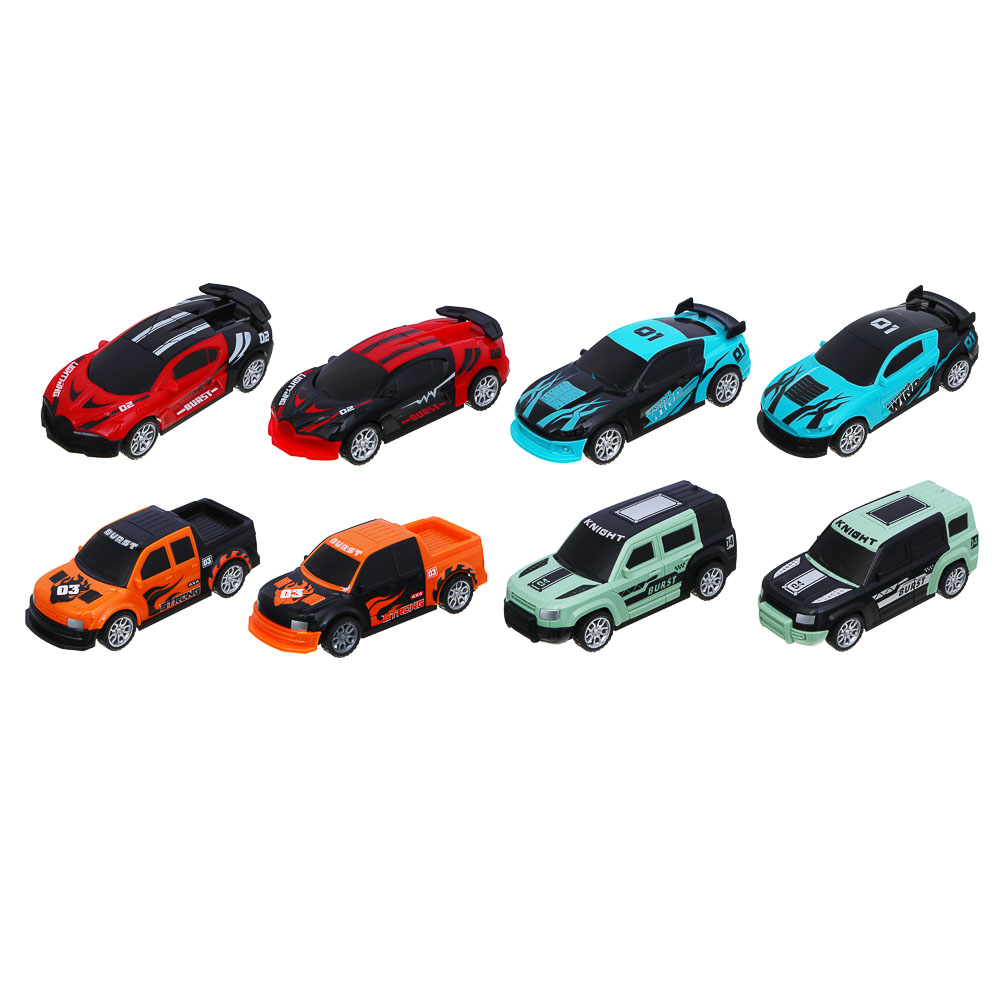 ИГРОЛЕНД Машинка, разбивается при ударе, собирается обратно, АБС, 18,2х5,2х25 см, 8 диз. - #2