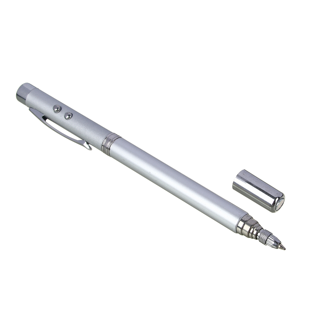 ЕРМАК Ручка - выдвижная указка, магнит, 1 LED + лазер, 3xLR41, пластик, металл, 18х3,5см - #3