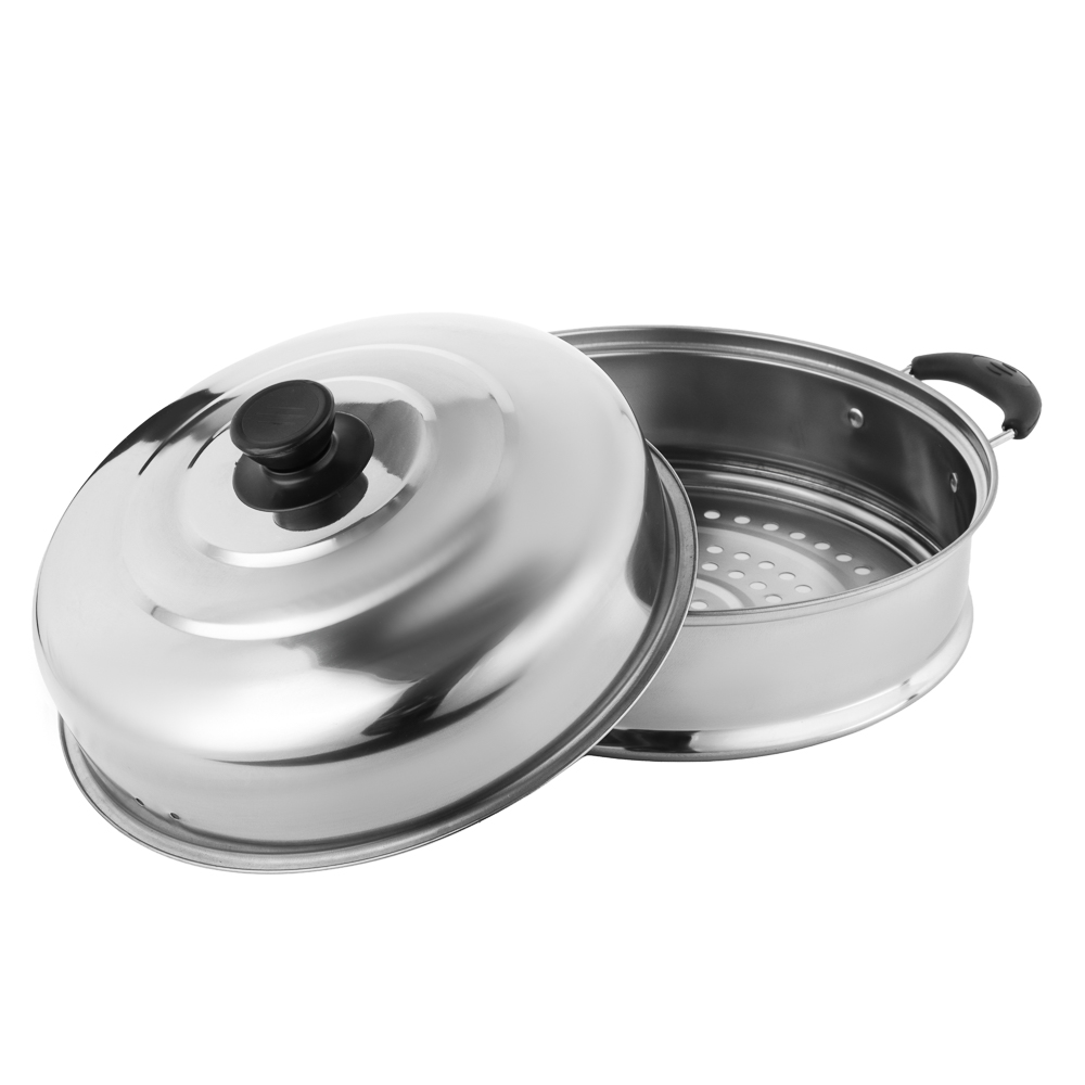 Мантоварка, 28см, нержавеющая сталь, 3 яруса - #9