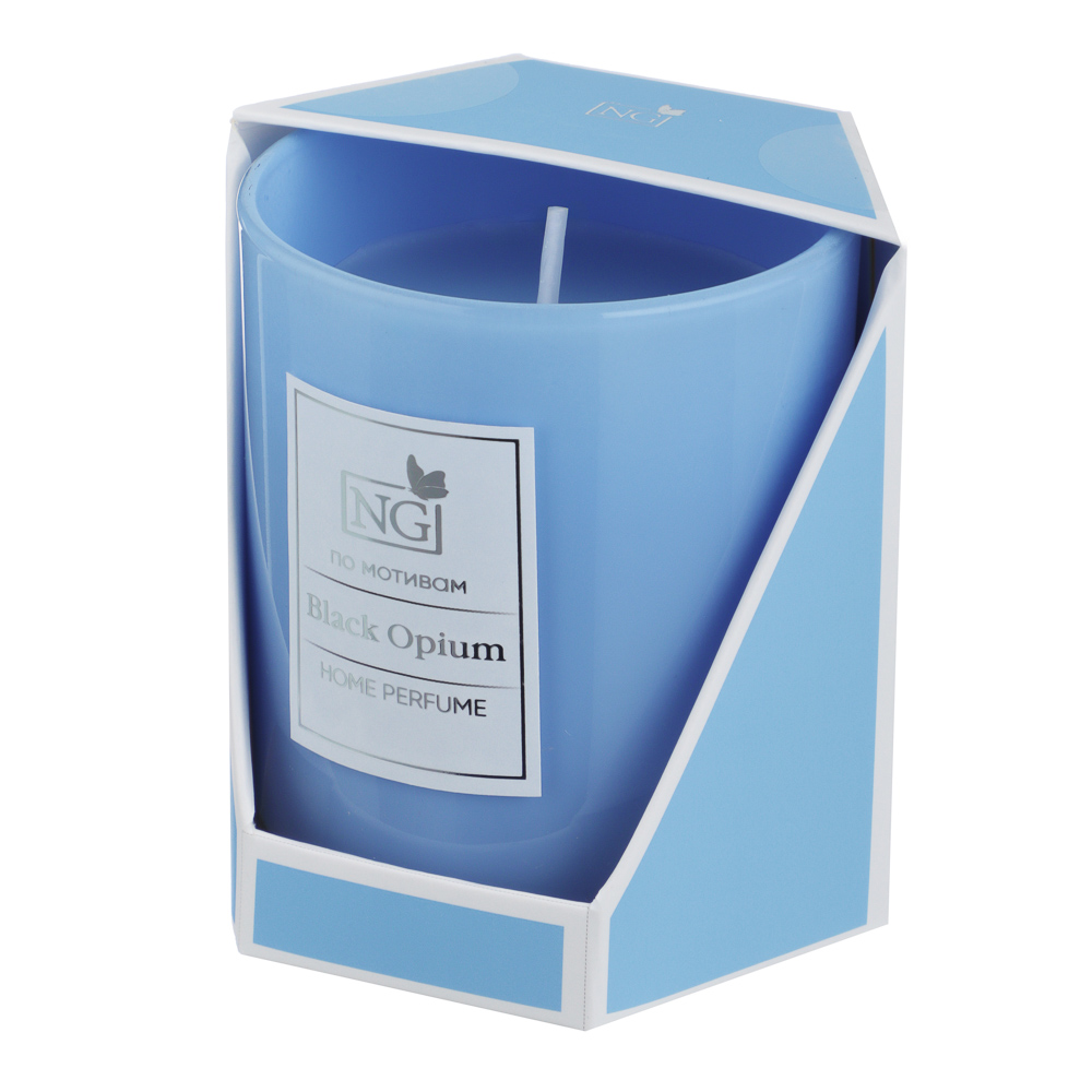 NEW GALAXY Ароматизированная свеча Home perfume 140гр. Black Opium - #5