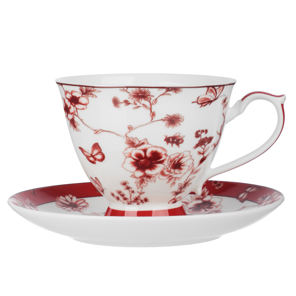 Набор чайный 4 пр., 220мл, MILLIMI, Дуэт, фарфор - #2