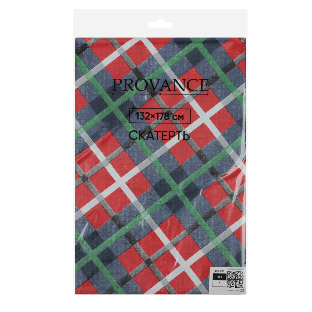 PROVANCE Щелкунчик Скатерть ПЕВА на текстильной основе, 132х178см, 50% полиэстер, 50% ПЕВА - #15