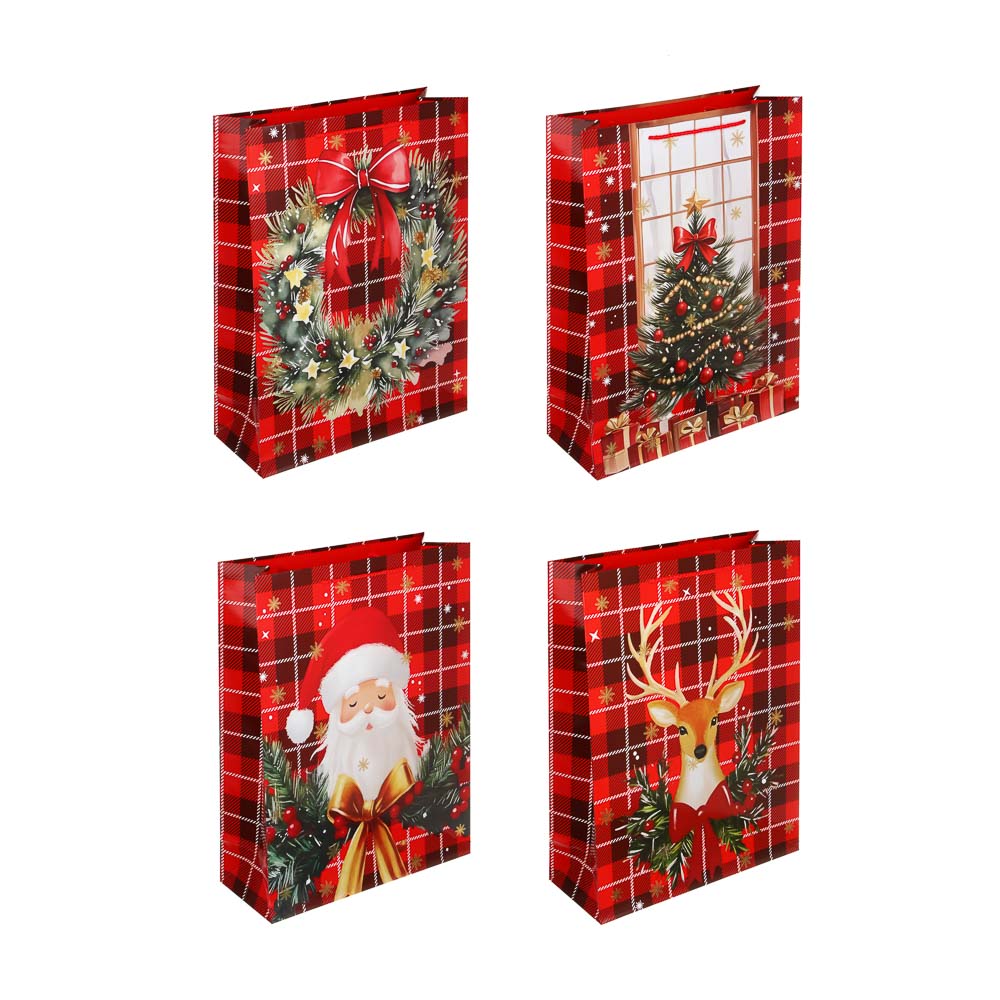 Пакет тм СНОУ БУМ подарочный, 30x40x12см, бумага, арт.2, 4 дизайна - #1