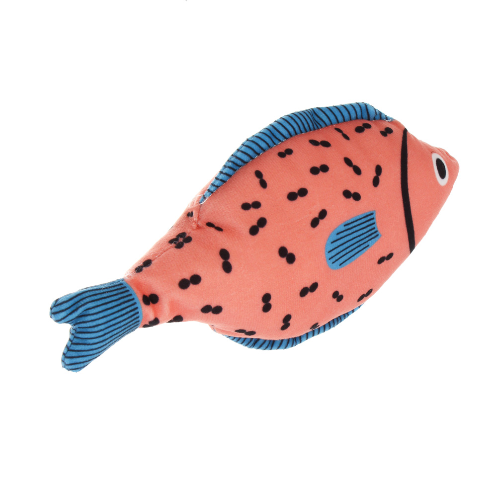 Игрушка для кошек тм VETTA, рыба разноцветная, 21-23см - #4