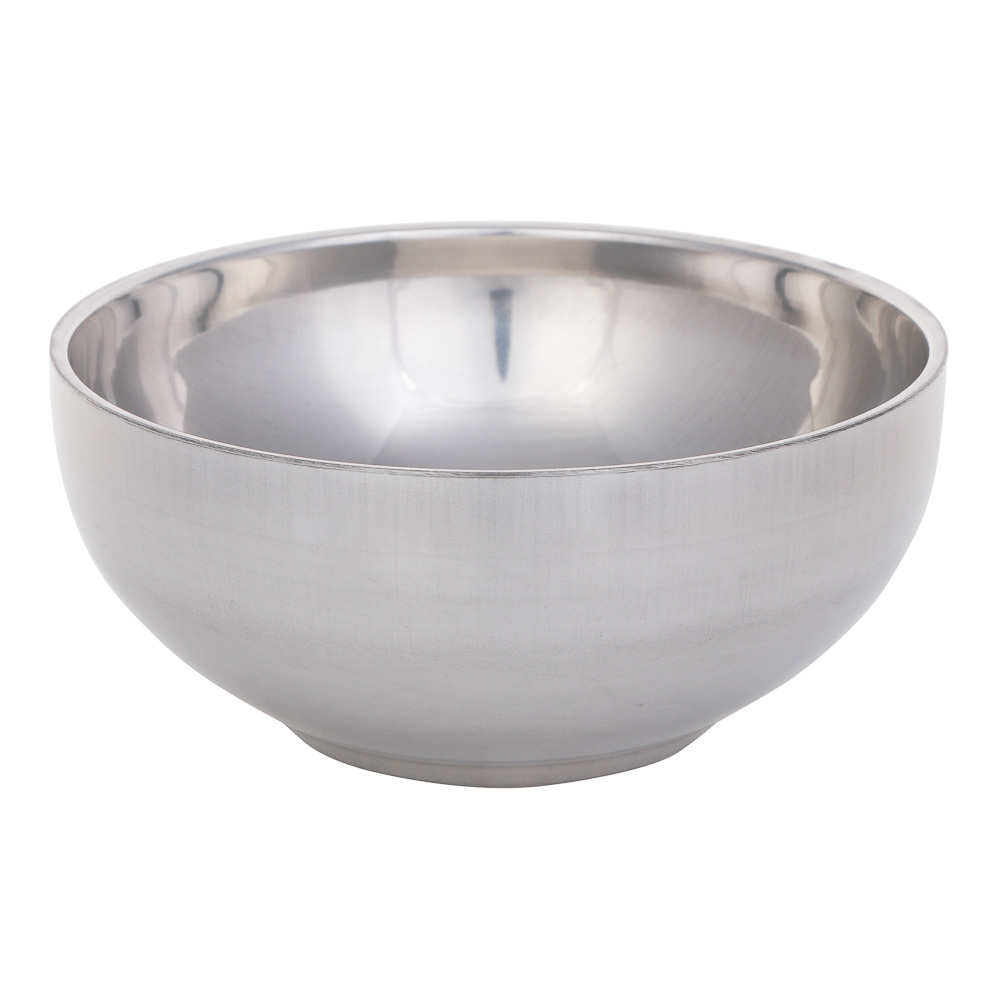 Миска походная с двойными стенками тм РУССО ТУРИСТО, 14,5 см, 201-я нерж.сталь - #1