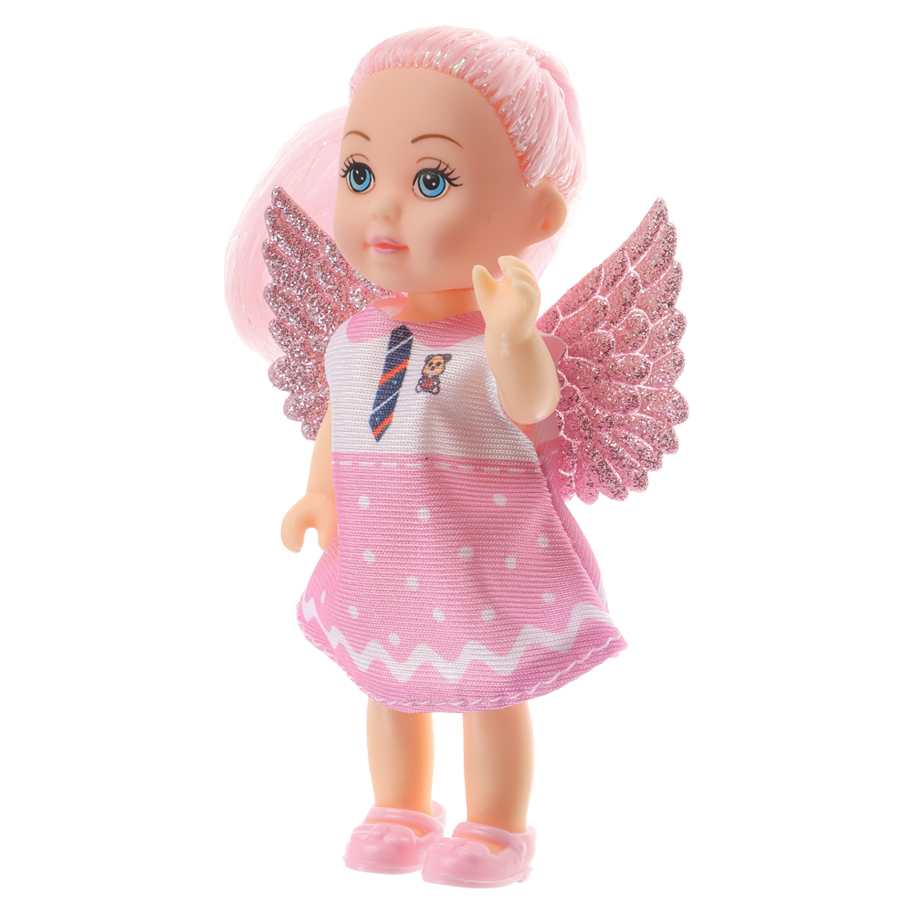 ИГРОЛЕНД Кукла с крылышками и цветн.волосами, 11 см, ABS, PVC, полиэстер, 13,5х4,5х18 см, 6 дизайнов - #18