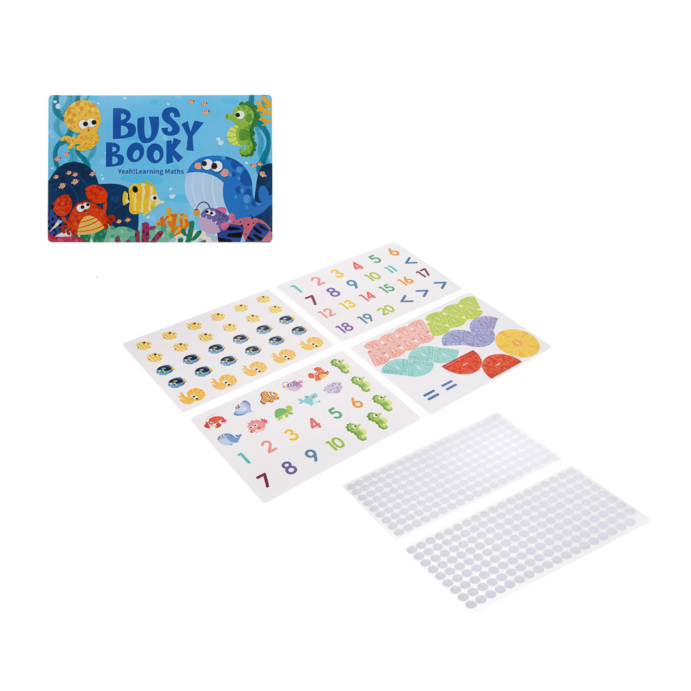 Развивающие карточки на липучках "Обо всем на свете", картон, 21х14,5х1,5cм, 3 дизайна - #1