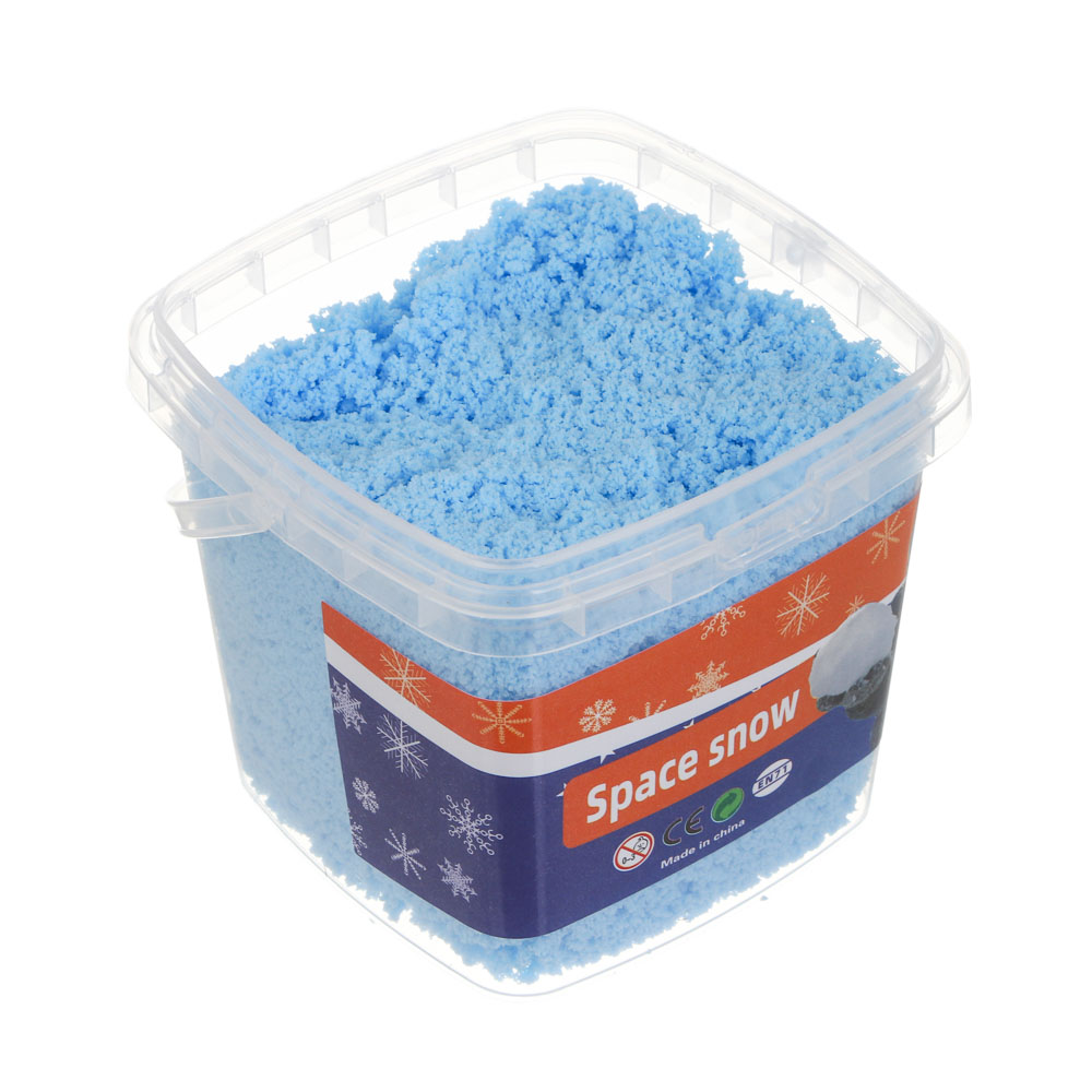 Набор для творчества кинетический песок "Живой снег" с формочками, 7,5х7х6,5см, 70гр, 6 цветов - #7