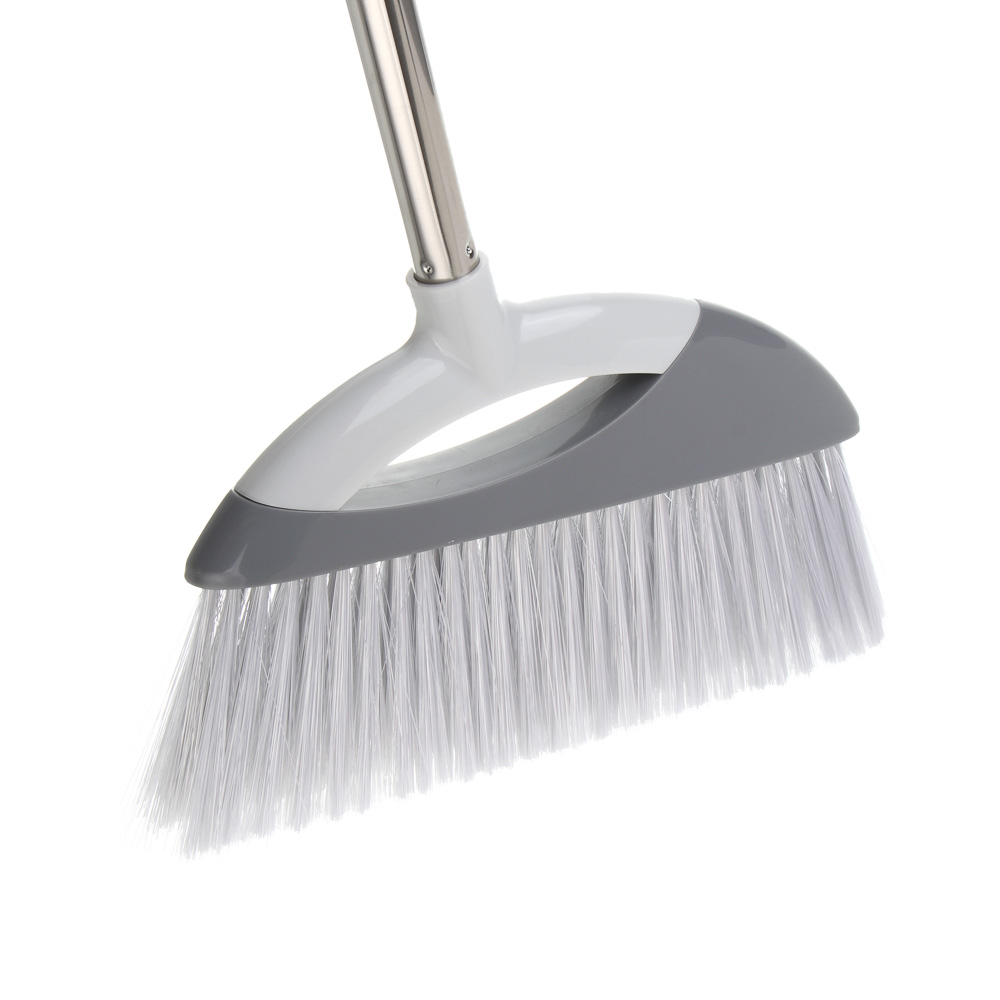 Набор для уборки с щеткой и совком тм VETTA Премиум Грей, пластик, металл - #4