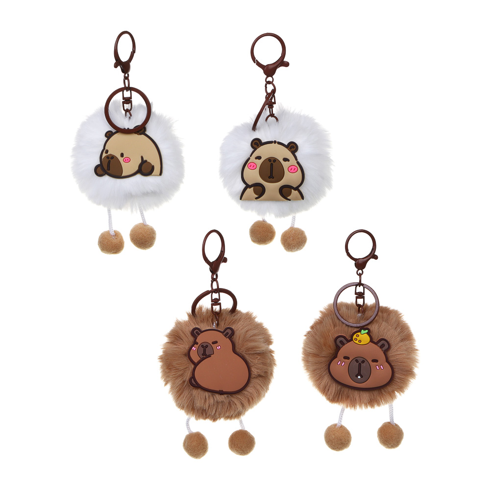 ИГРОЛЕНД Подвеска мягкая "Пушистик" с капибарой, до 10 см, п - #1