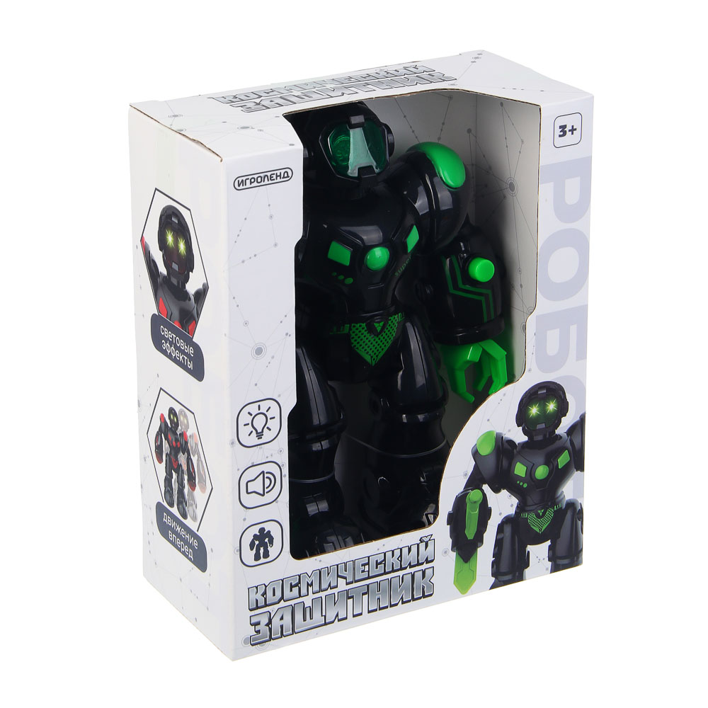 ИГРОЛЕНД Робот "Космический защитник", свет, звук, 3хААА, ABS, 27х16х12 см, 2 дизайна - #11
