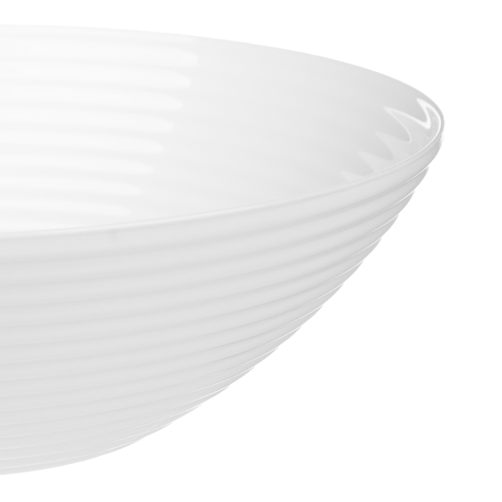 MILLIMI Бароло Салатник 24см белый опаловое стекло - #2