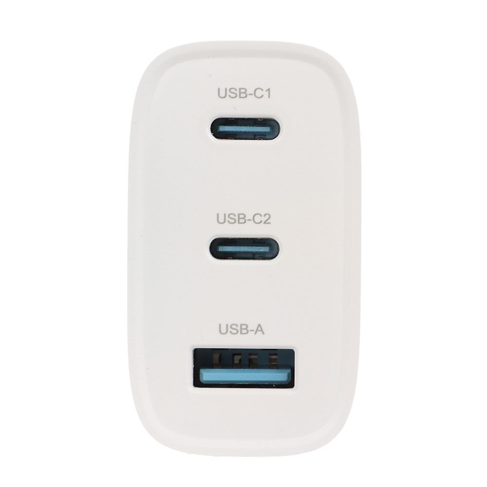BY Сетевое зарядное устройство Smart 40Вт,2*USB-C, 1*USB-A, QC,PD,PPS,110-240В,50-60Гц,пластик,белый - #6