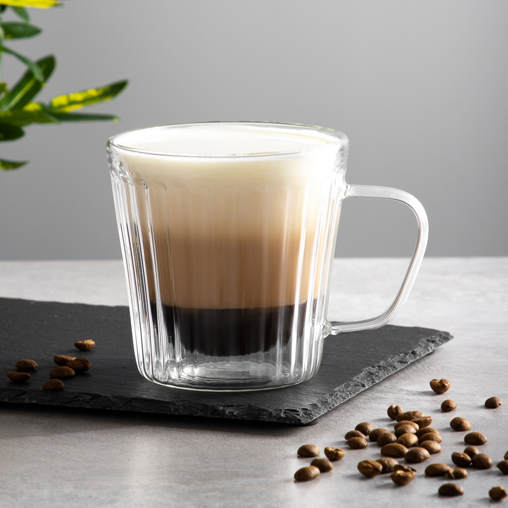 SATOSHI Кружка с двойными стенками, 350мл, стекло - #8