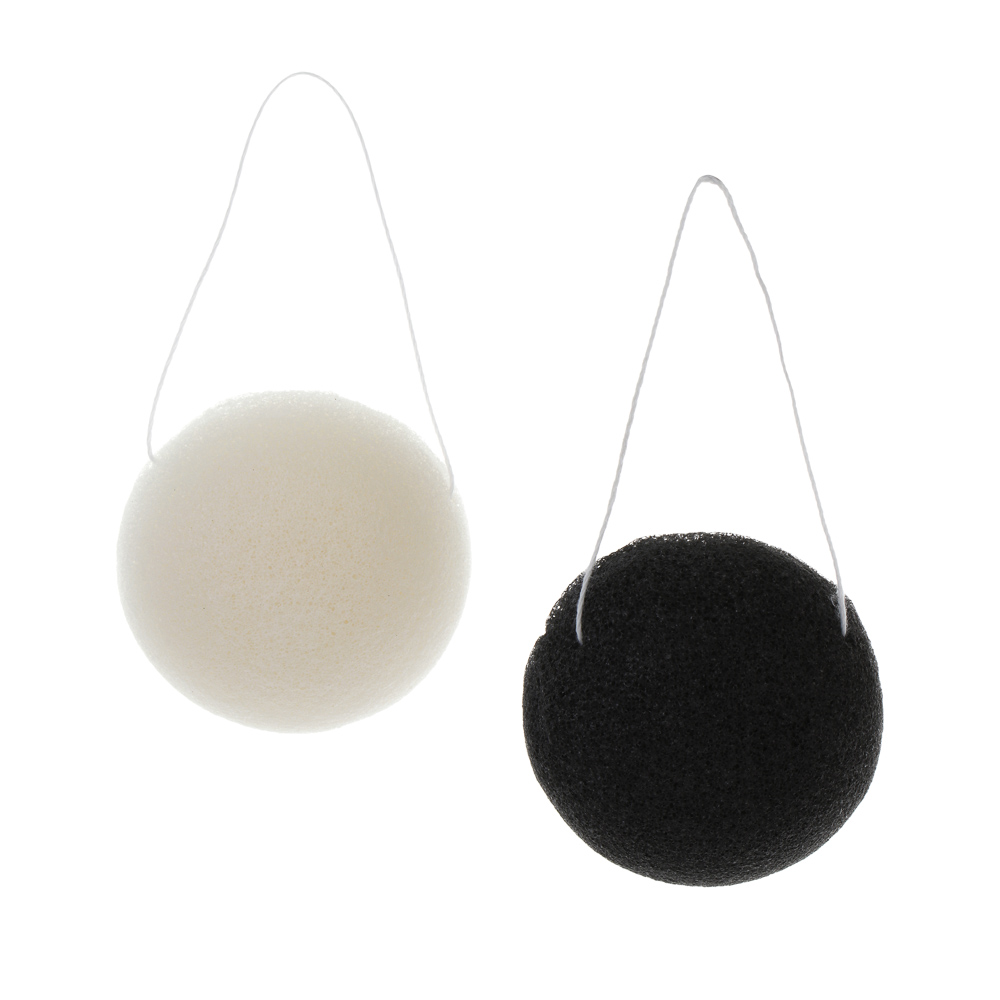 Спонж конняку для умывания тм ЮНИLOOK, растение Amorphophallus konjac 7,2х4,2см, 2 цвета - #1