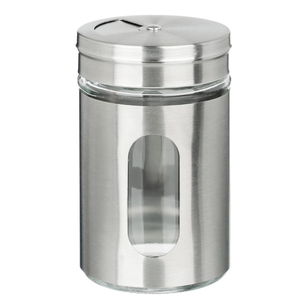 SATOSHI Набор для специй, 6шт. 15.4x15.4x16.1см, стекло, нерж.сталь, пластик, цвет серебро - #5