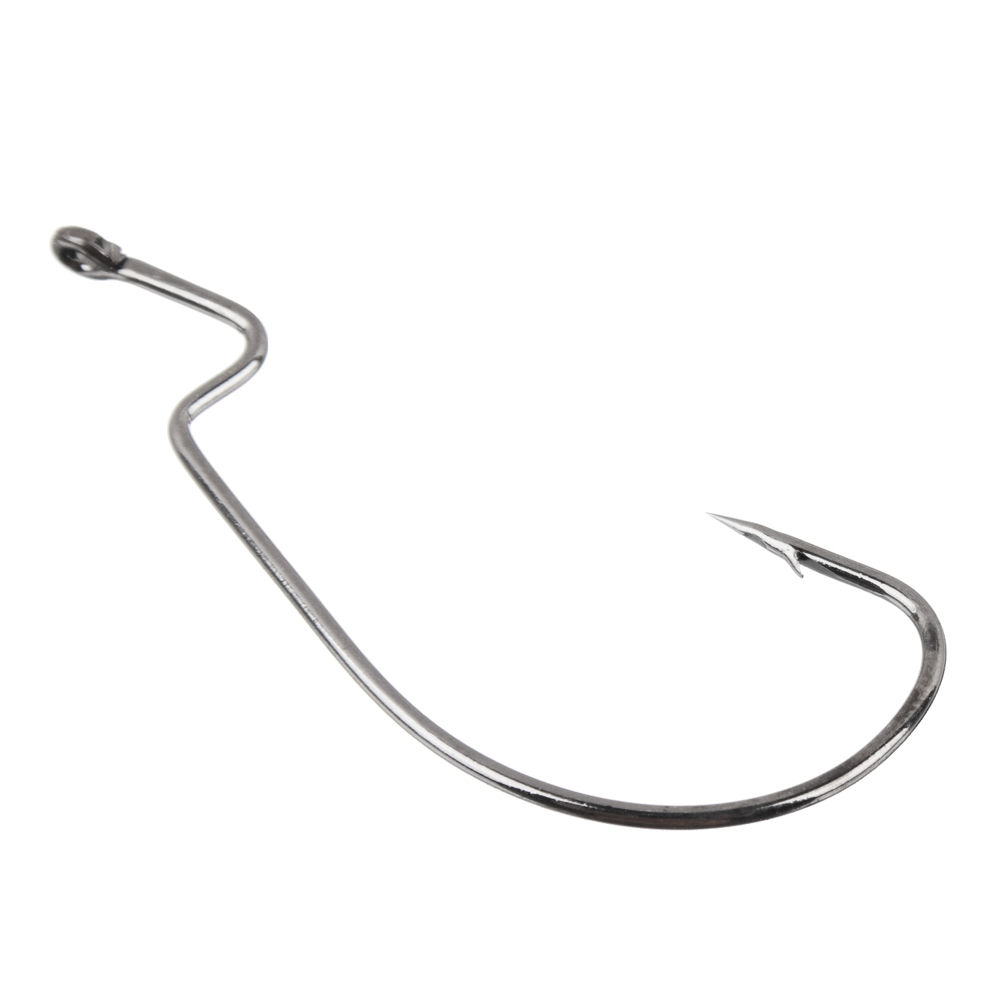 Набор крючков тм AZOR FISHING, 5шт, оффсетный №2, 1,1/0,3/0, 5/0 высокоугл. сталь, черный никель - #4