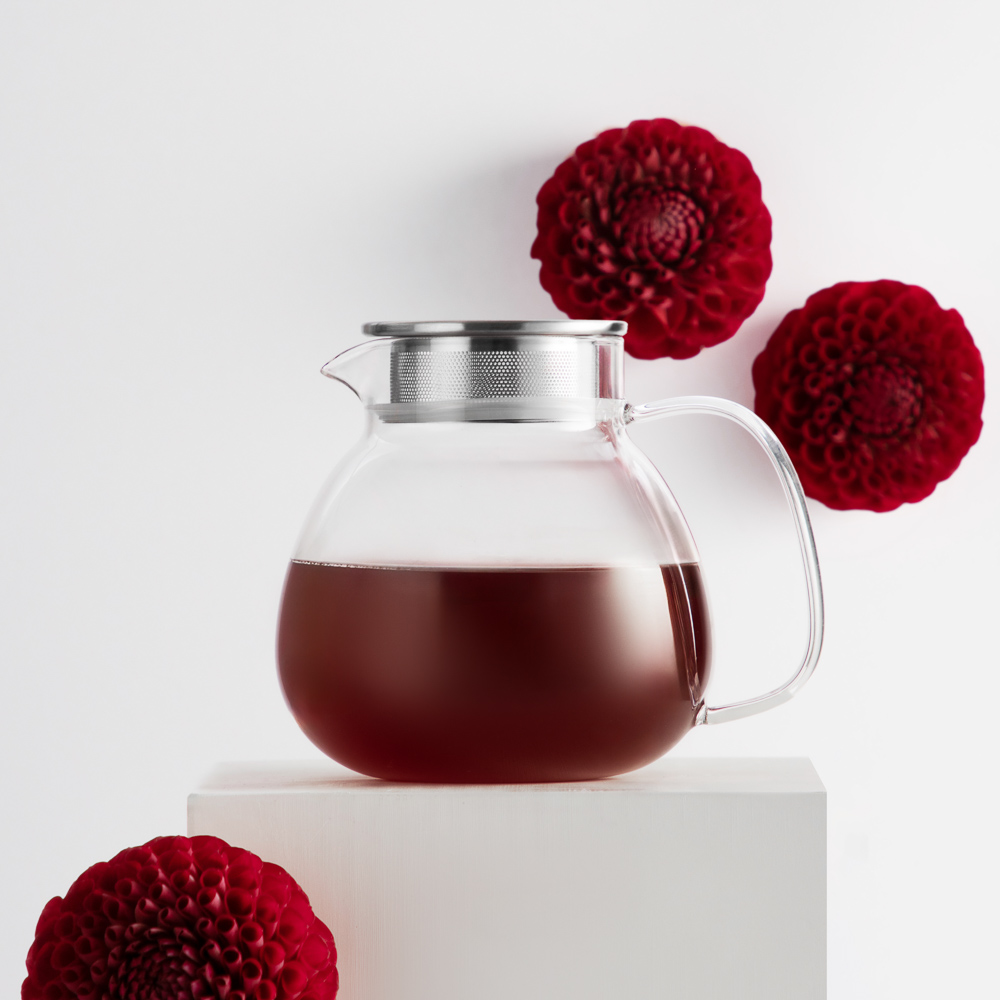BY COLLECTION Volga Чайник заварочный 1000мл, жаропрочное стекло - #8