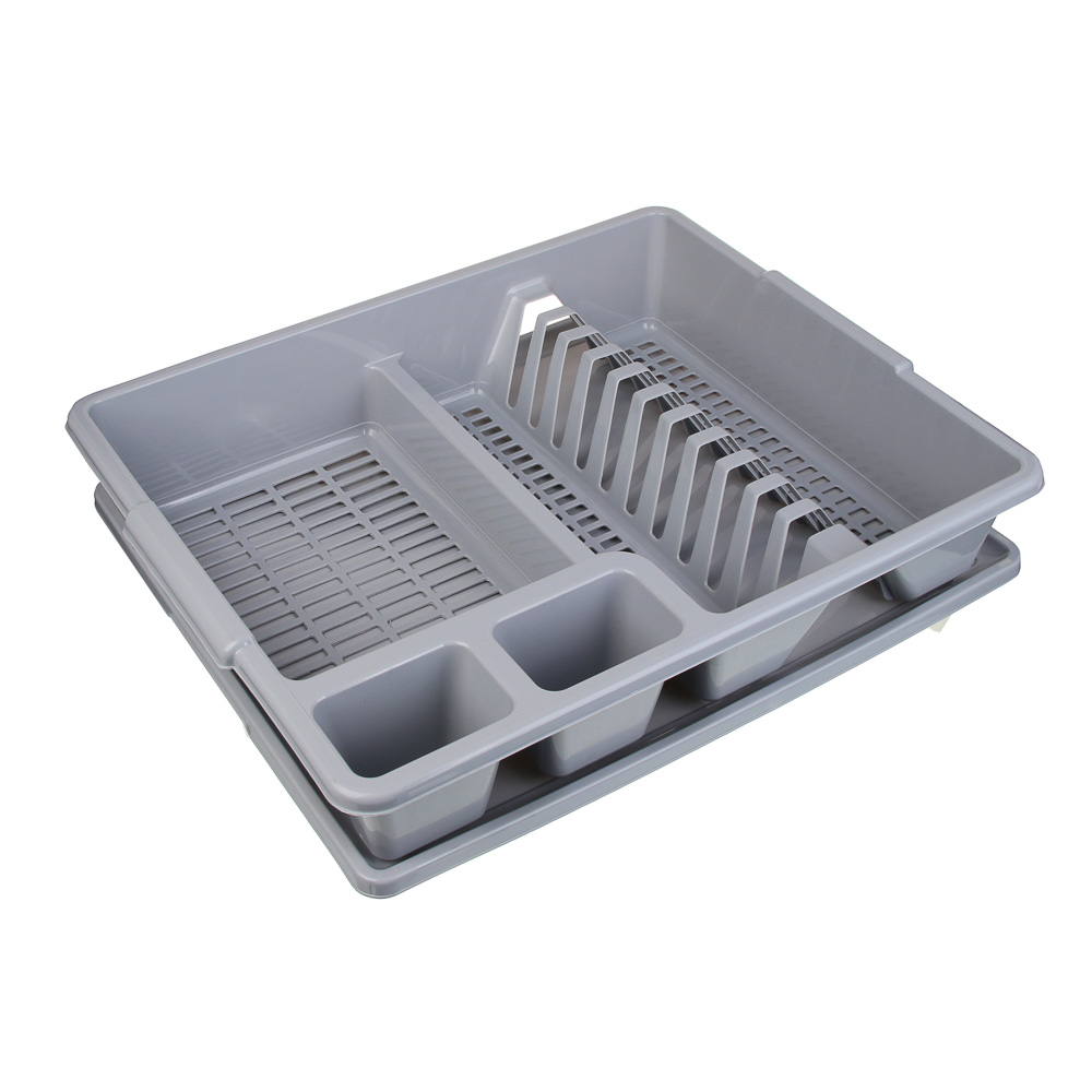 Сушилка для посуды тм VETTA, 44х36,3х9,3см, пластик - #3