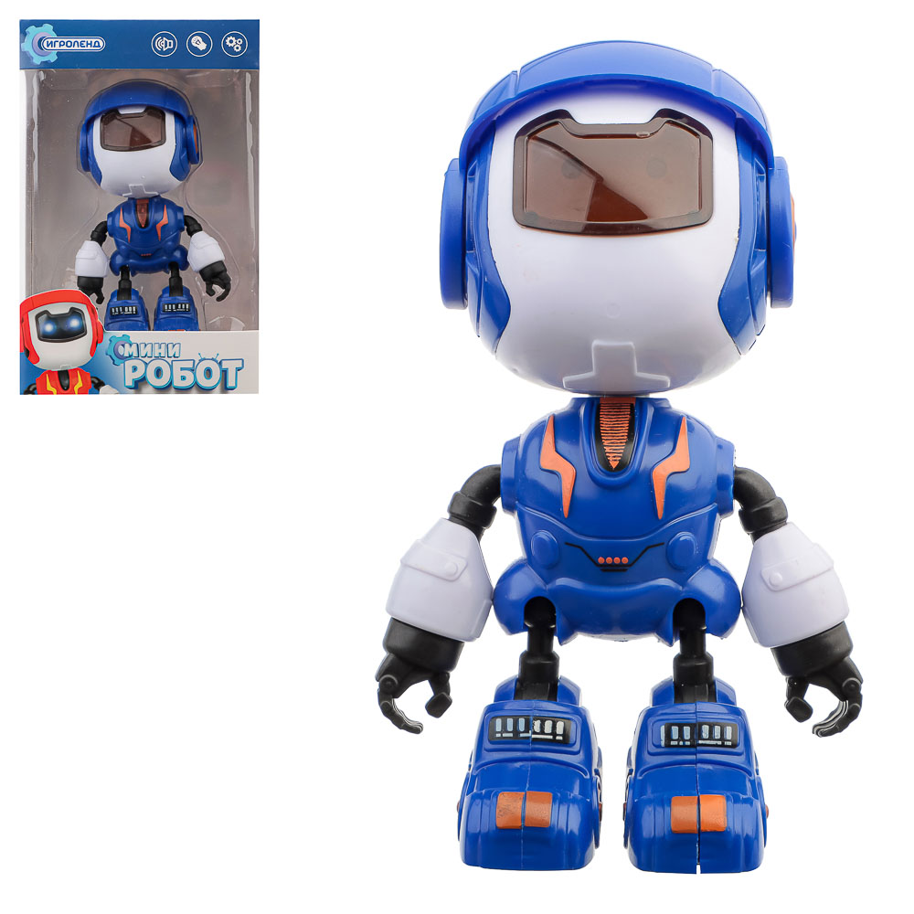 ИГРОЛЕНД Робот Мини, пластик, 15х11х12 см - #3
