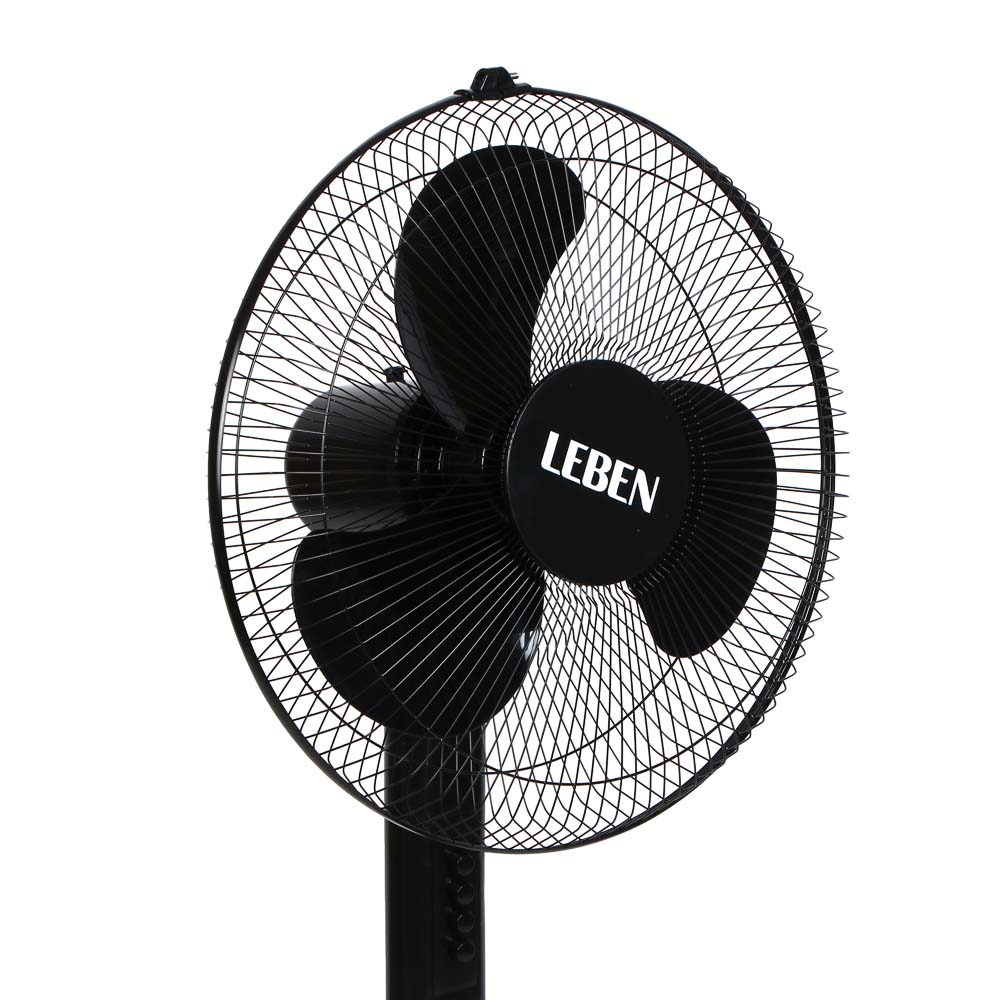 Вентилятор напольный тм LEBEN 45Вт, 3 скорости, диаметр 43см, 220в, черный - #3