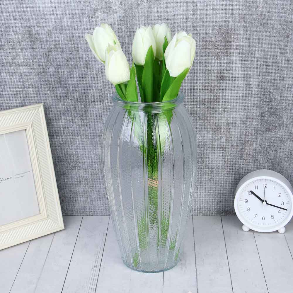 Ваза стеклянная, 8х10х26 см - #4